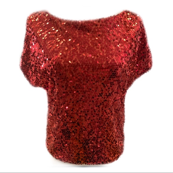 Jennifer Lopez Sequin Shirt-Like NEW - Picture 4 of 4